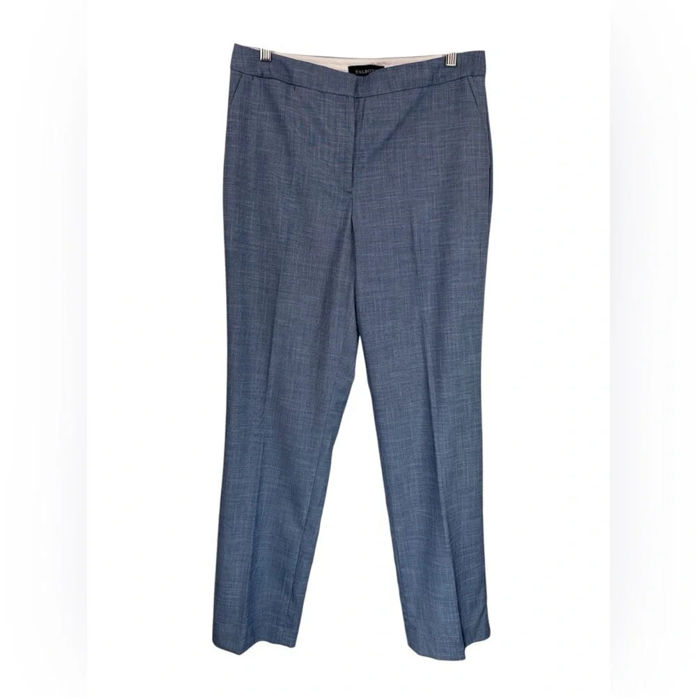 NWT Talbots Sharkskin Straight Leg Dress Pants Size 8